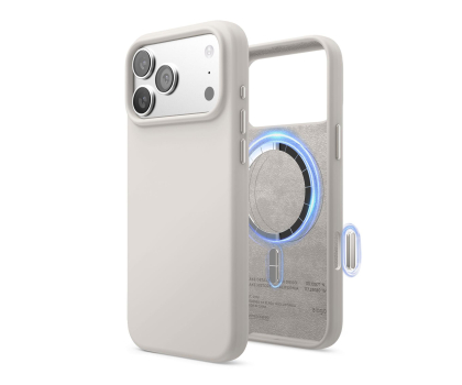 Etui do telefonów Elago Magsafe Silicon Case do iPhone 17 PRO Max Stone ES17MSSC69PRO-ST